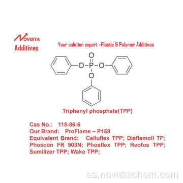 Phosflex Reofos Disflamoll TPP fosfato de trifenilo retardante de llama